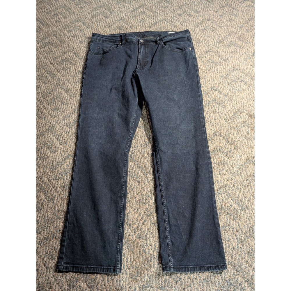 Buffalo David Bitton Jackson-X Straight Stretch Jeans Dark Wash 38x32 Mens